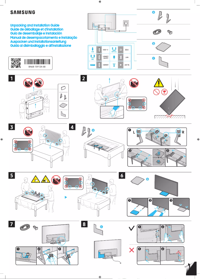 Page 1 of the manual User Manual Samsung QN65S90C