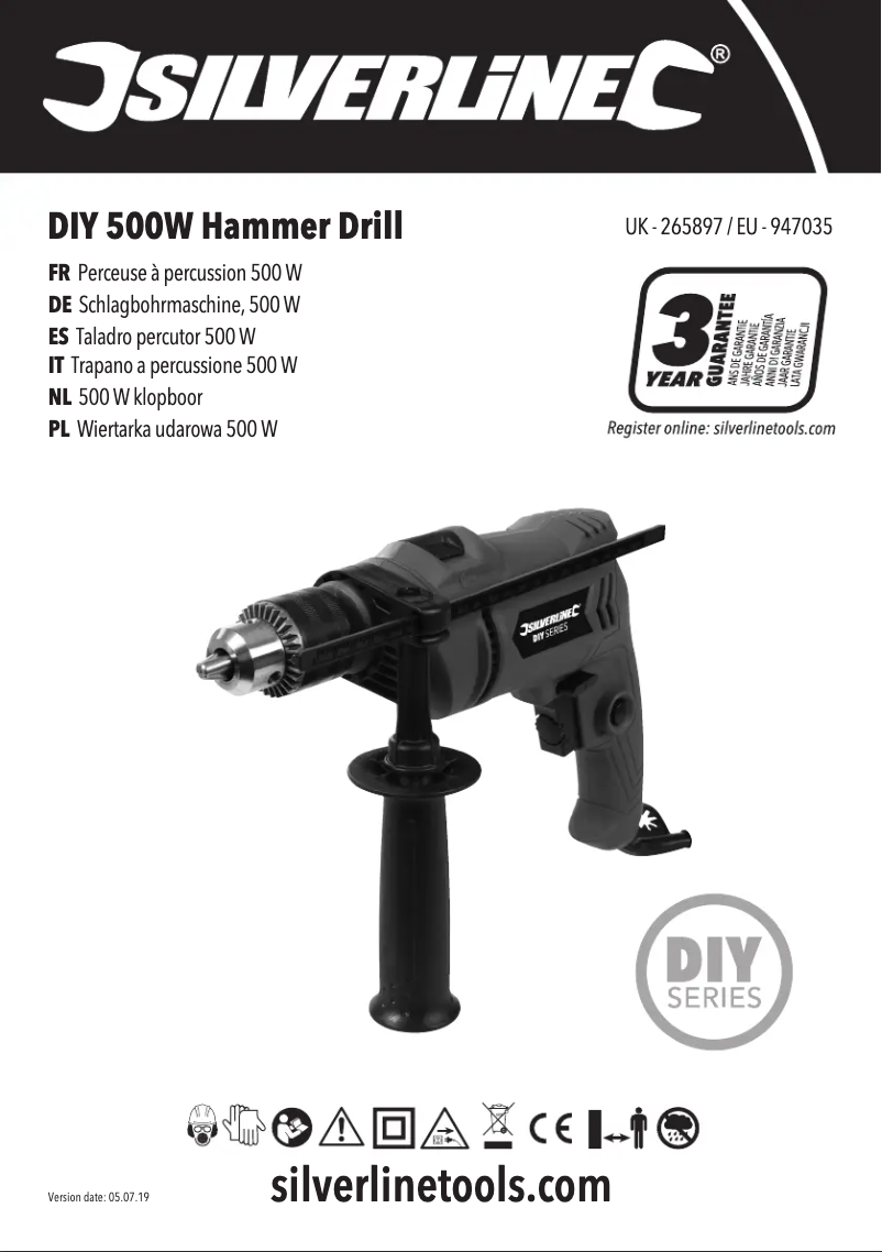 Image de la première page du manuel de l'appareil 265897