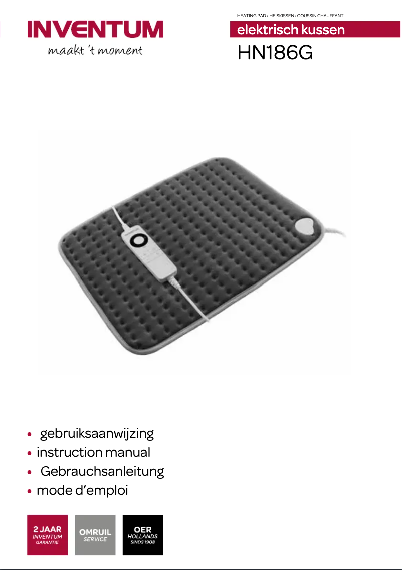 Page 1 of the manual User Manual Inventum HNK186G