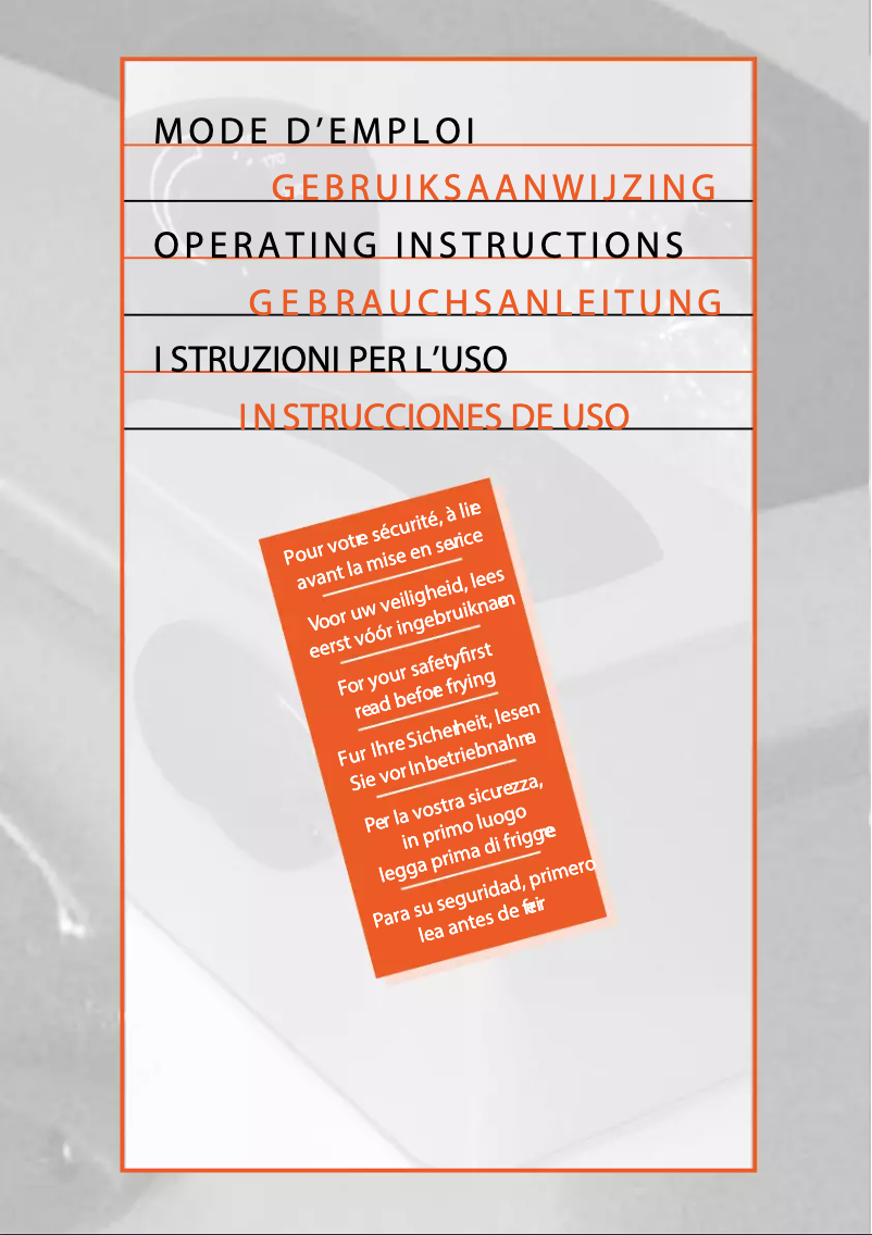 Image de la première page du manuel de l'appareil 5848 Duofil 4,5L