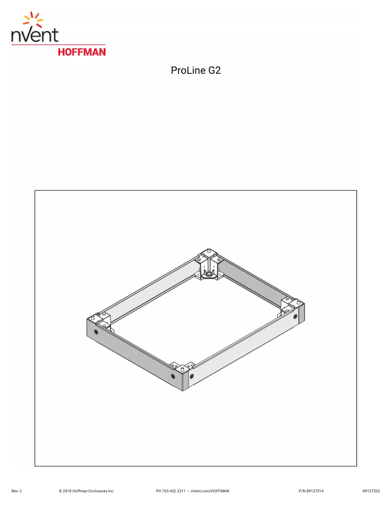 Page 1 of the manual User Manual Hoffman P2BP185