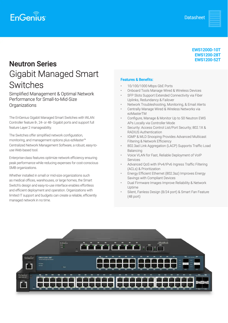 First page image of the manual for ENS1750