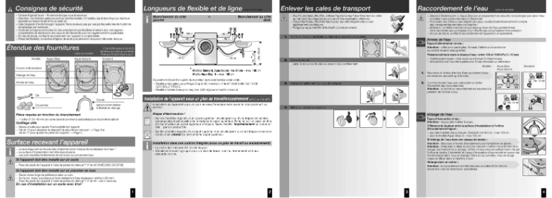 First page image of the manual for WAB28211FF