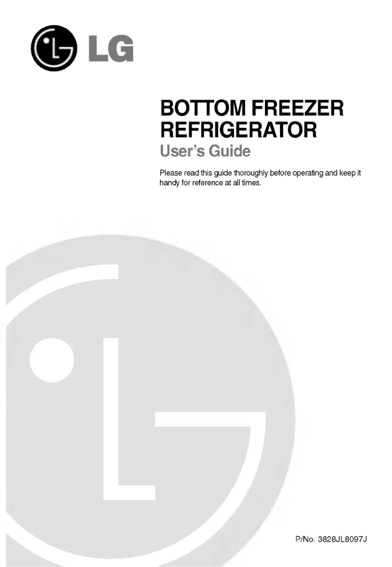 First page image of the manual for GR-L218STLA