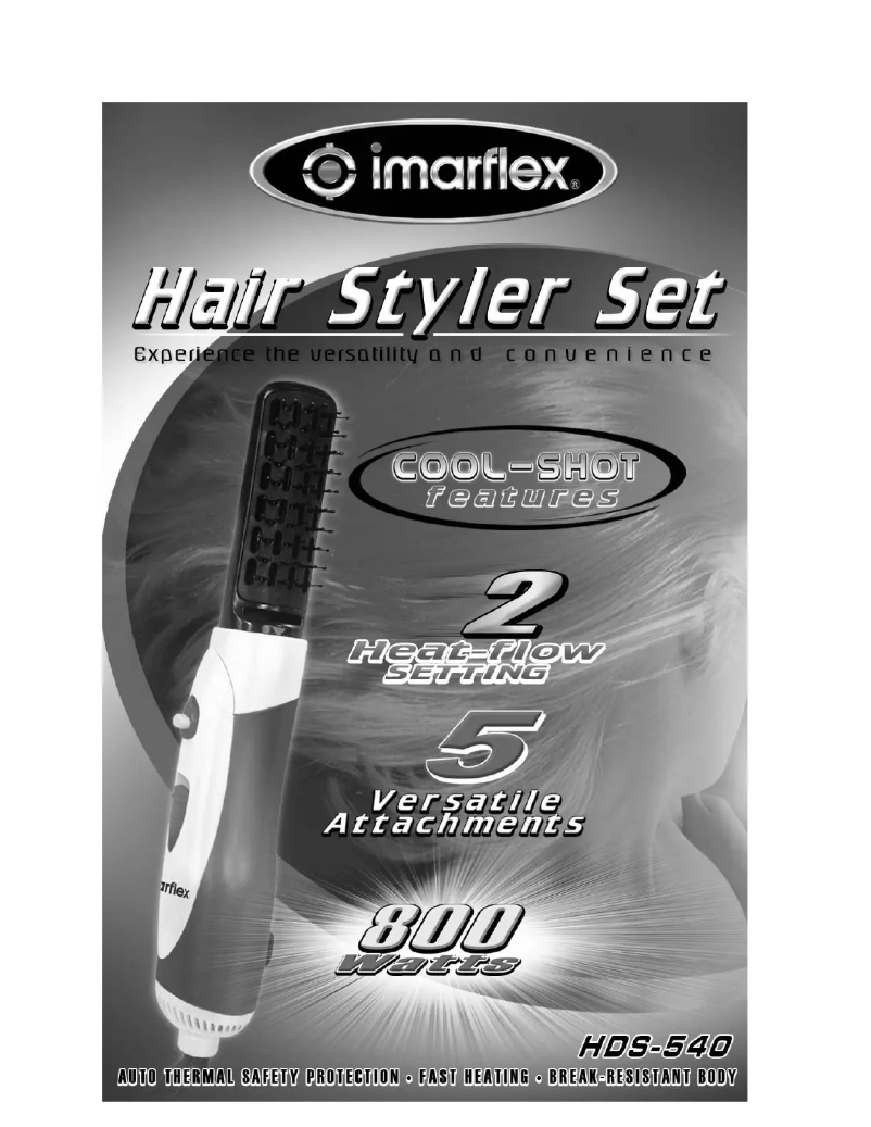 Page 1 of the manual User Manual Imarflex HDS-540