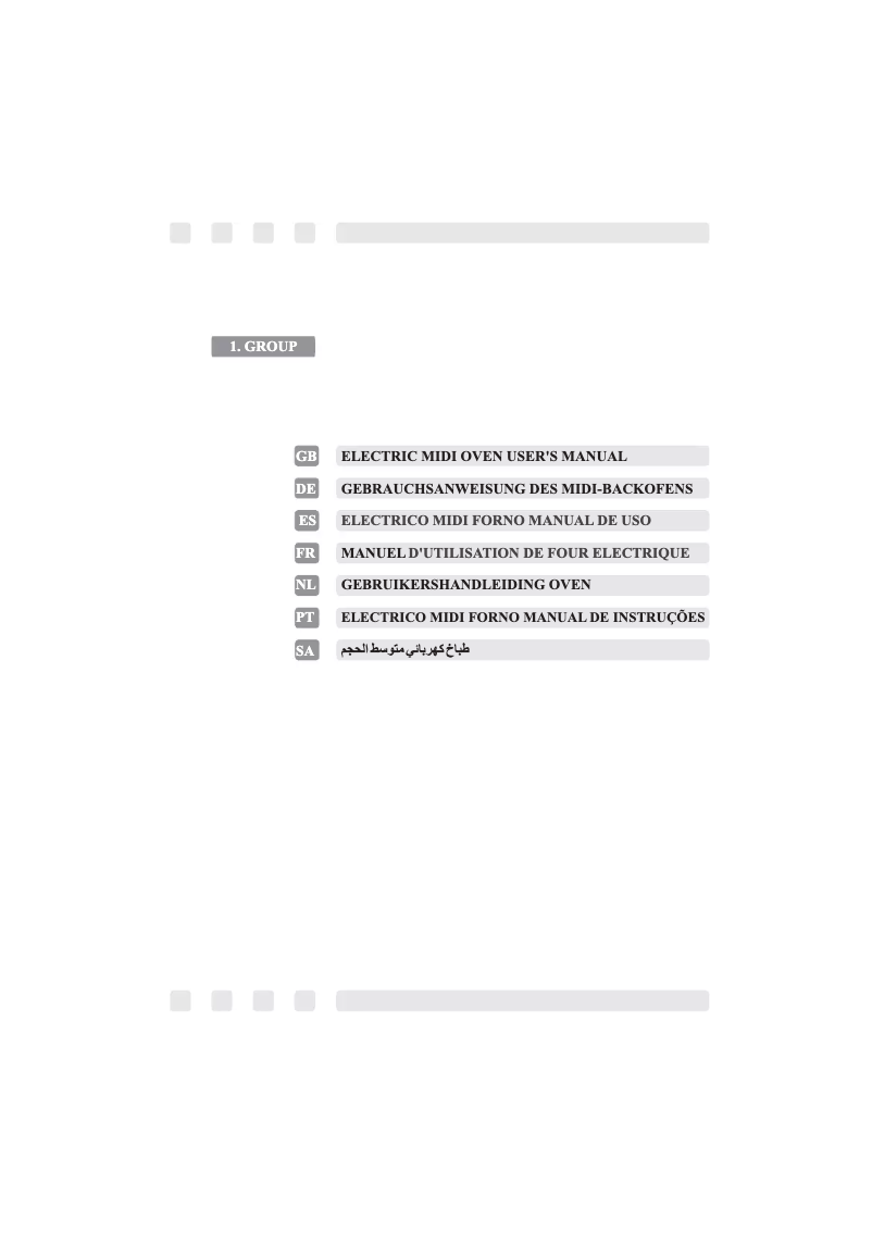 Page 1 of the manual User Manual Vitrokitchen 3600N