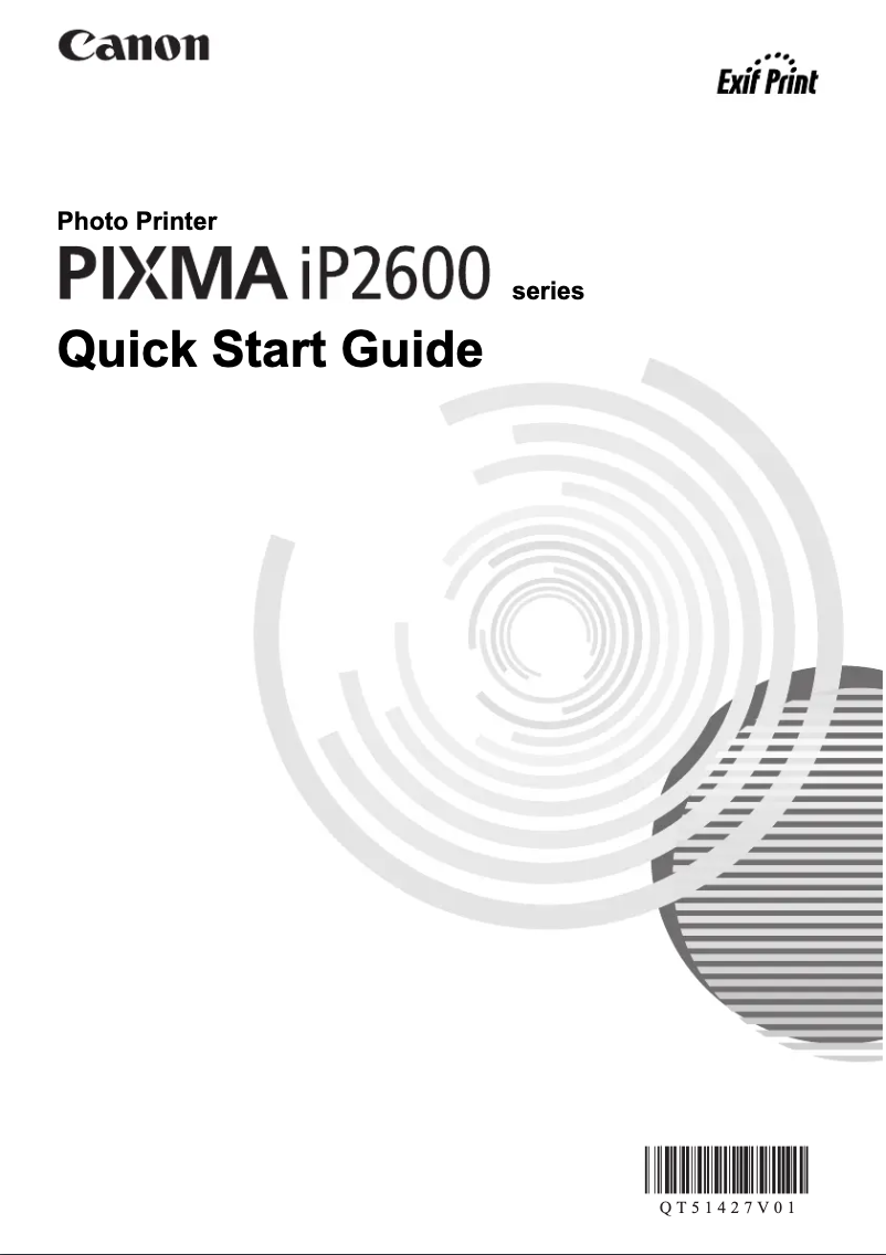 Page 1 of the manual User Manual Canon Pixma iP2600