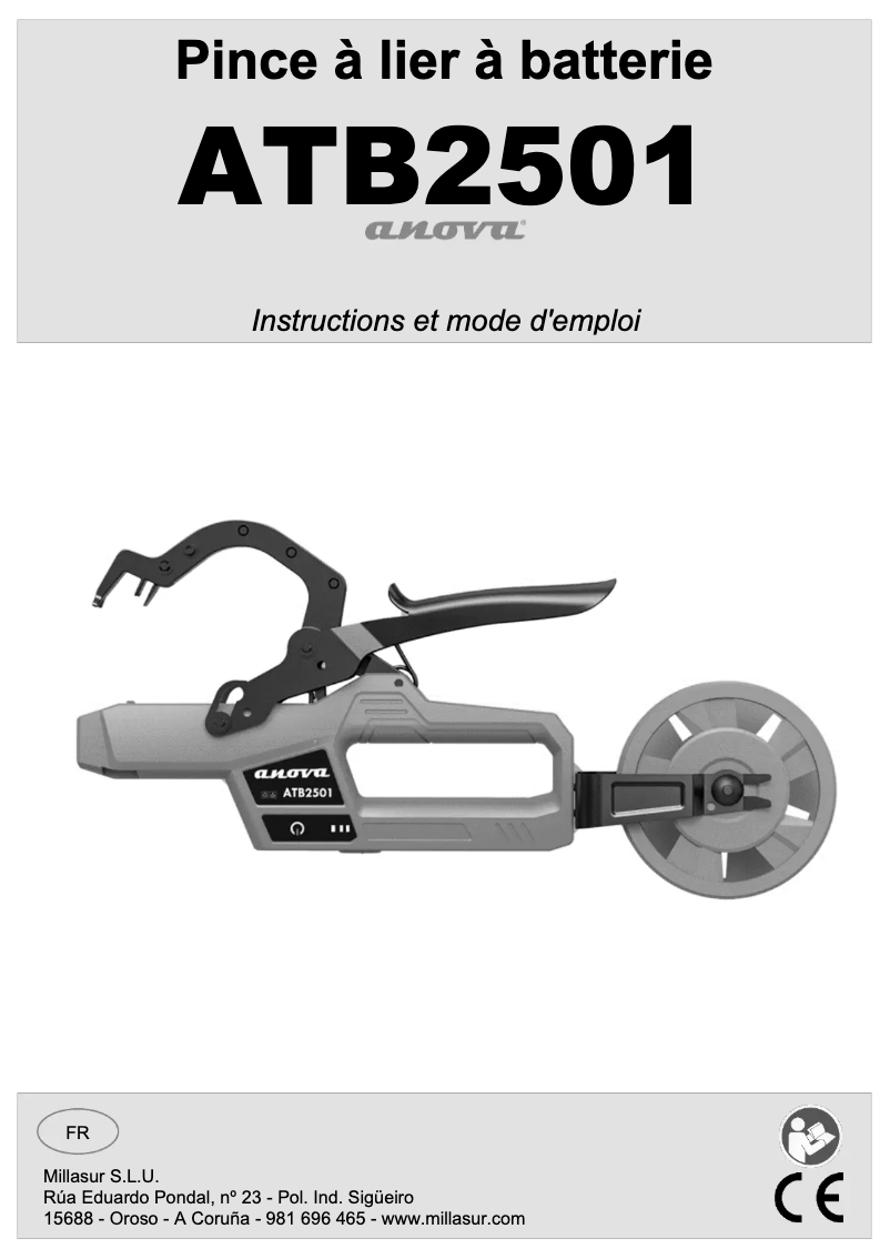 First page image of the manual for ATB2501