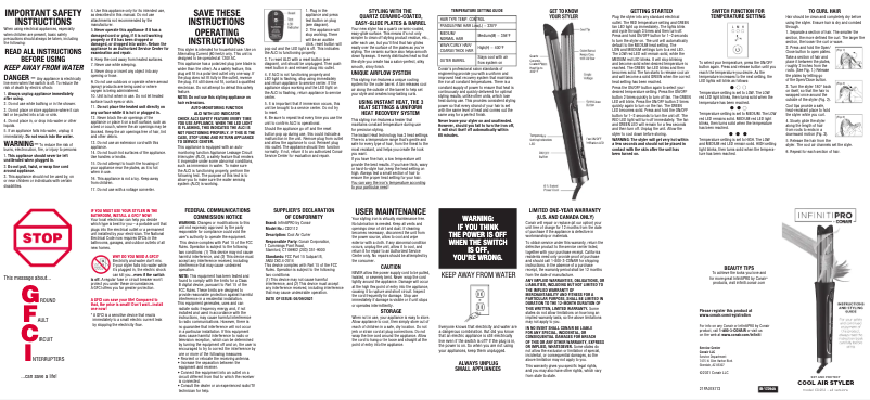 First page image of the manual for CD2112
