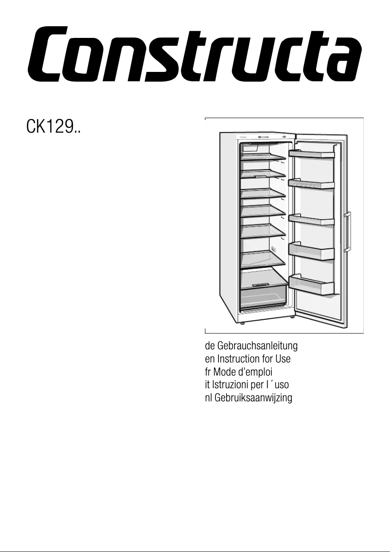 First page image of the manual for CK129EWE0