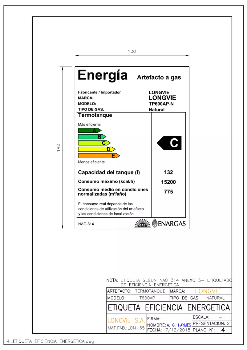 Page 1 of the manual User Manual Longvie TP600AP