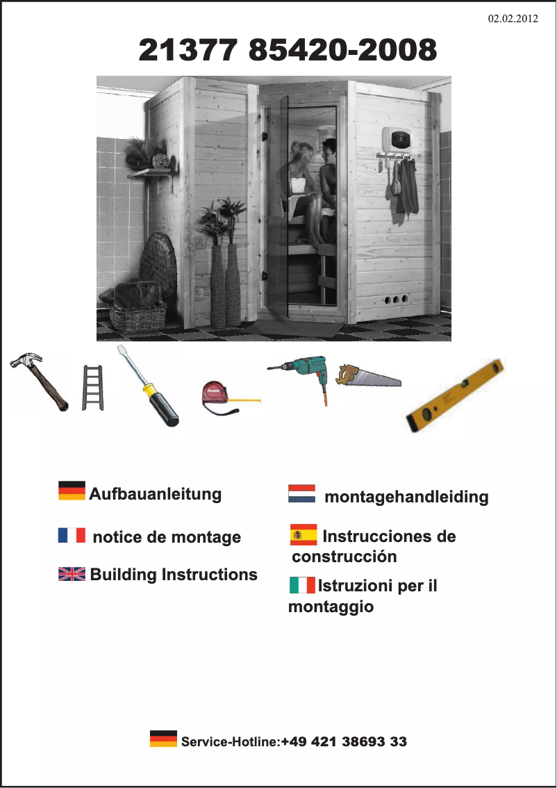 Image de la première page du manuel de l'appareil 21377 85420-2008