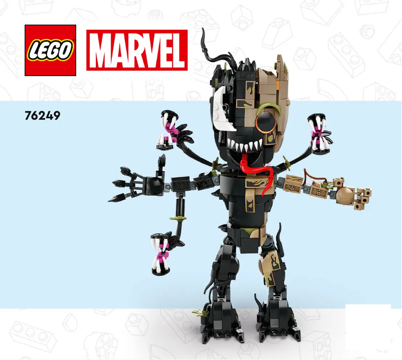 Page 1 of the manual Visual Instructions Lego Marvel 76249