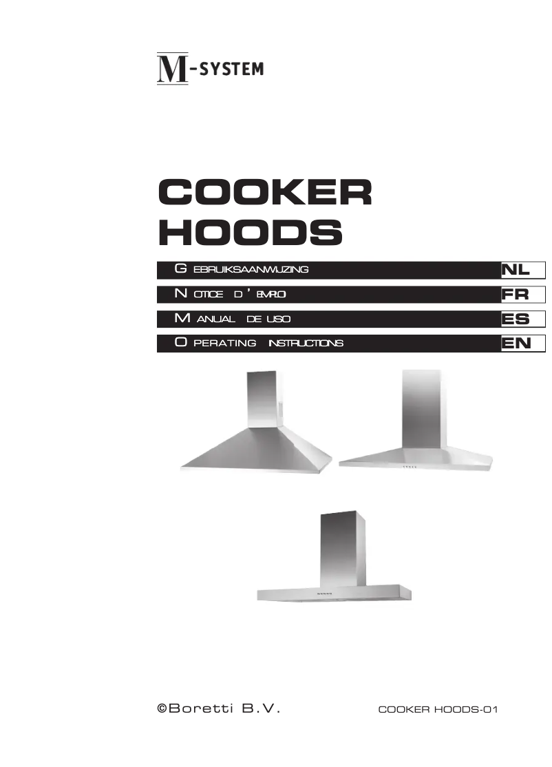 First page image of the manual for MSPK 960 IX