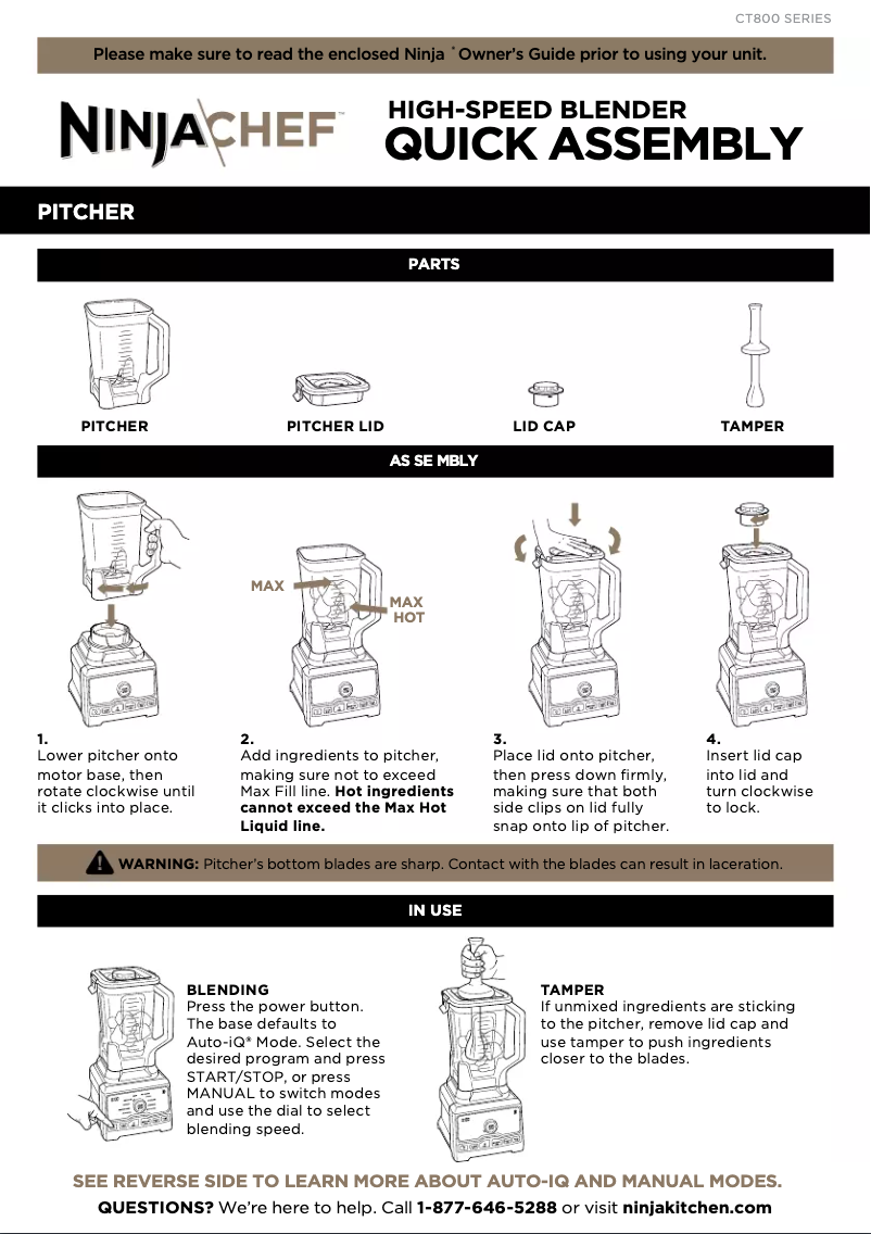 First page image of the manual for CT810