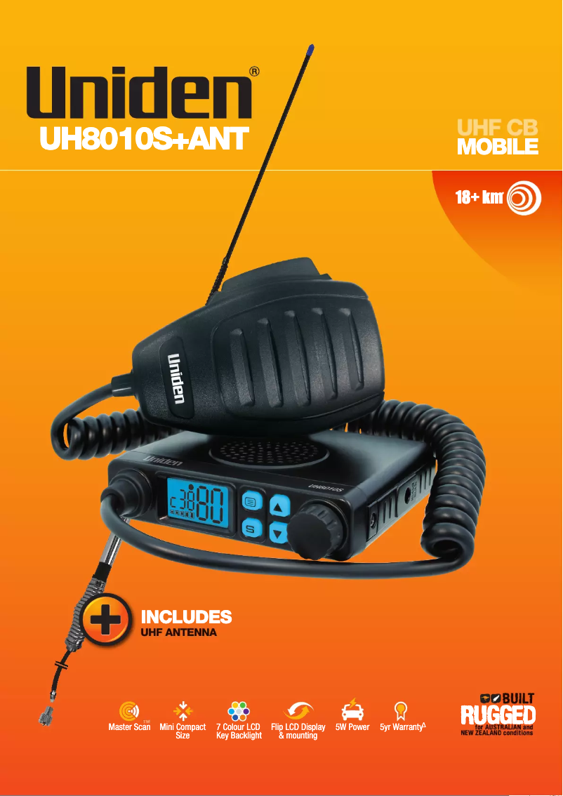 First page image of the manual for UH8010S