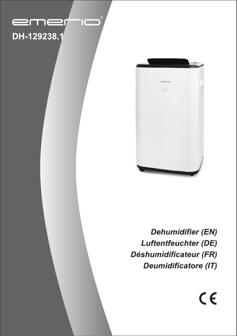 Image de la première page du manuel de l'appareil DH-129238.1