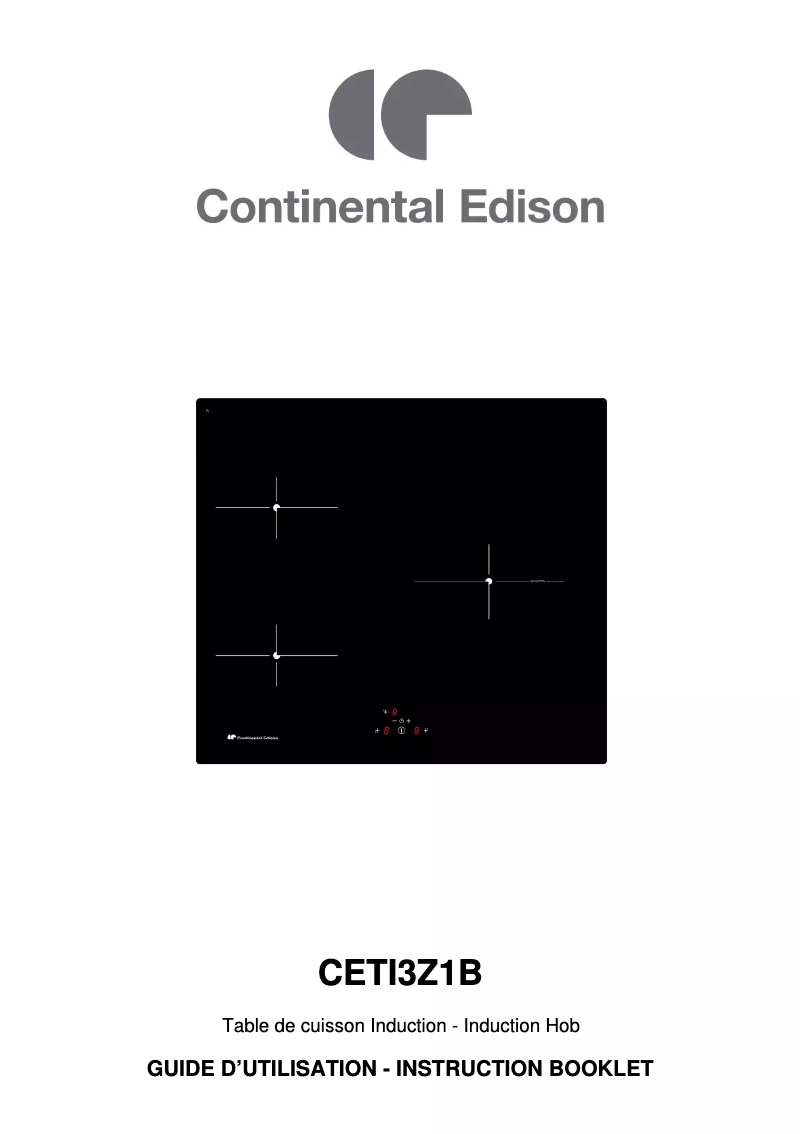 First page image of the manual for CETI3Z1B