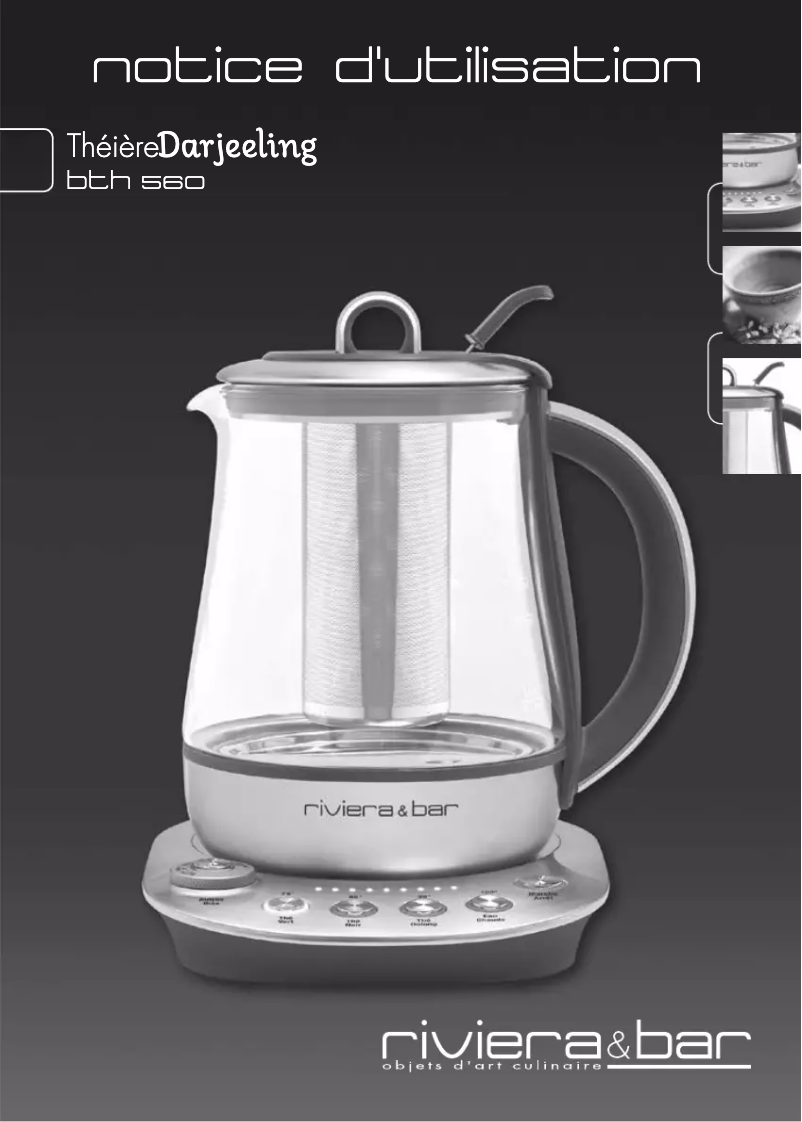 First page image of the manual for BTH560