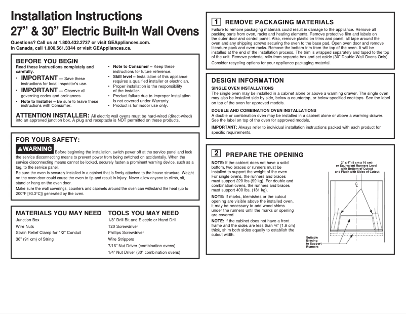 First page image of the manual for CTD90DP3ND1