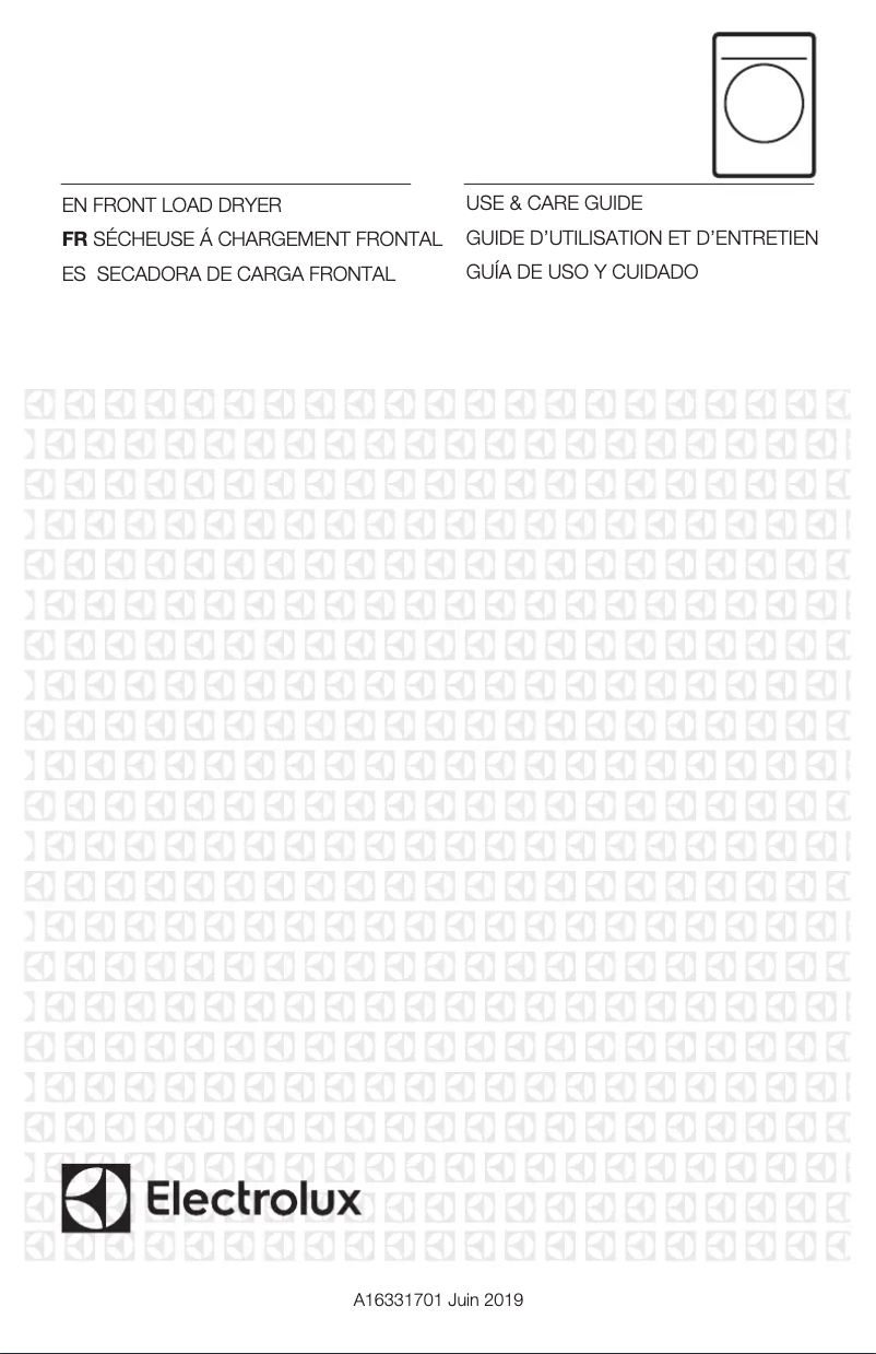 Page 1 of the manual User Manual Electrolux EFMG527UTT