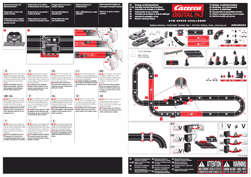 First page image of the manual for Toys 20040032