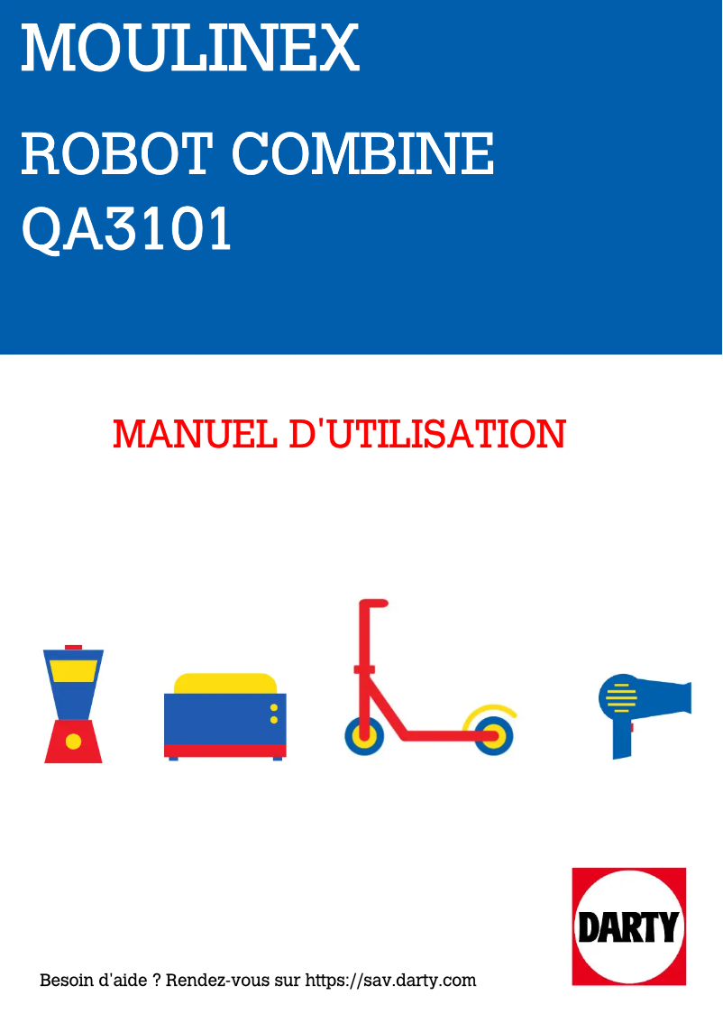 First page image of the manual for QA3101
