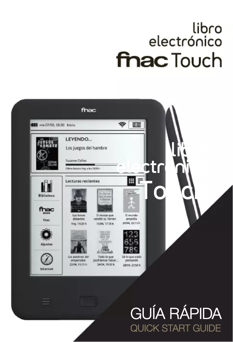 Image de la première page du manuel de l'appareil Fnac Touch