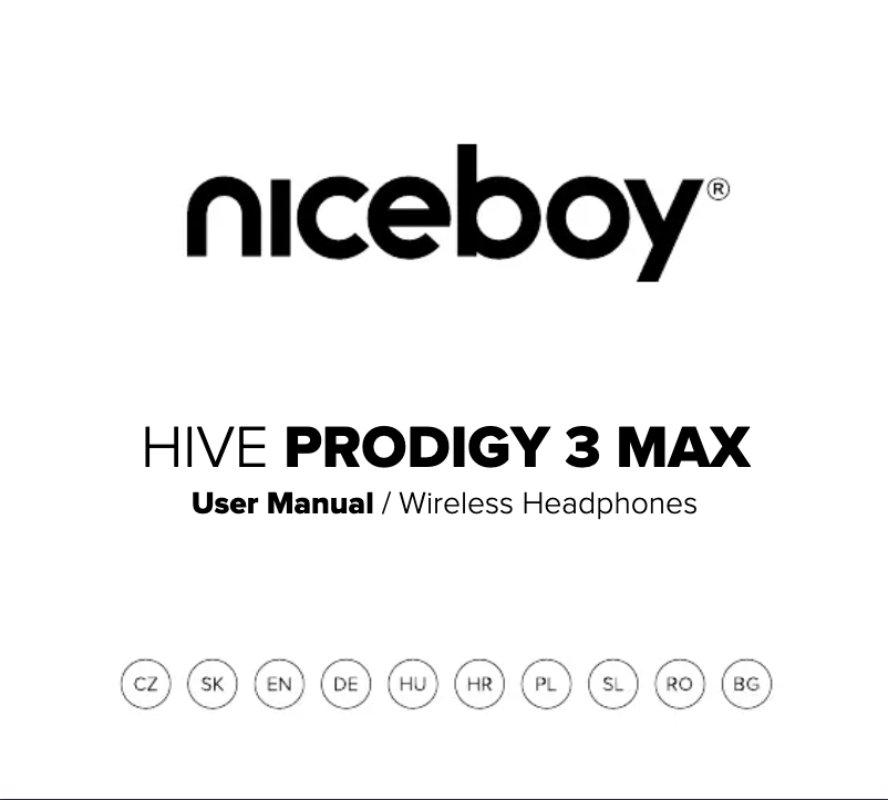 First page image of the manual for HIVE Prodigy 3 Max