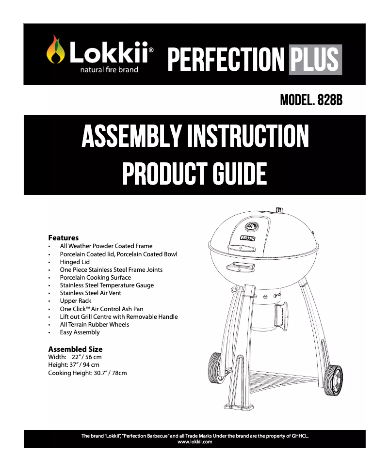 First page image of the manual for Perfection Plus