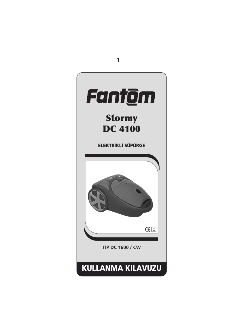 First page image of the manual for Stormy DC 4100