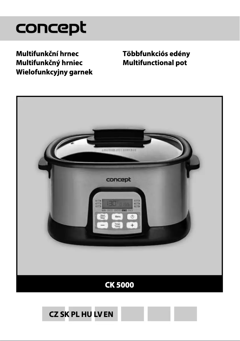 First page image of the manual for CK5000