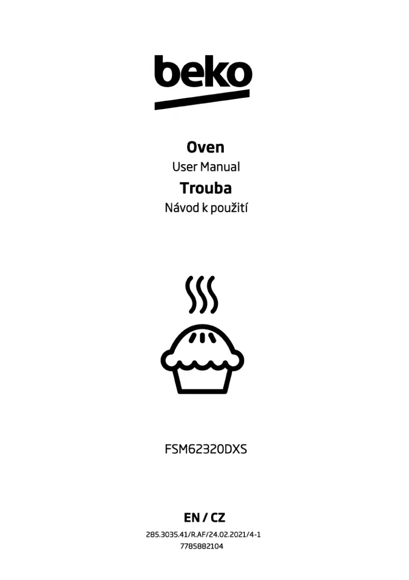 First page image of the manual for FSM 62320 DXS