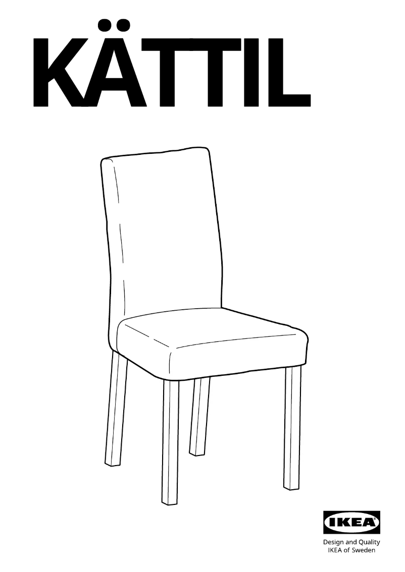 Page 1 of the manual User Manual Ikea KÄTTIL 705.003.44