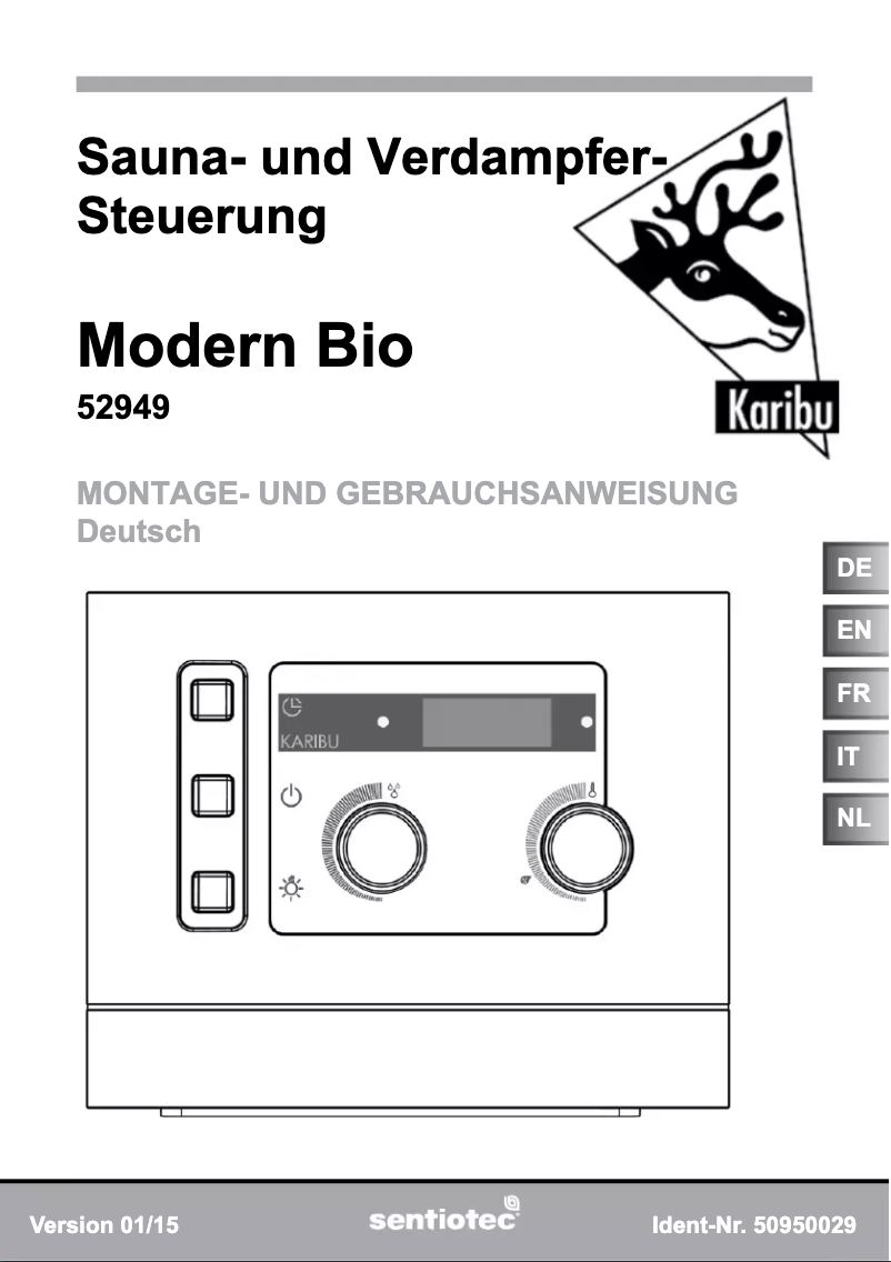 Page 1 de la notice Manuel utilisateur Karibu Svea