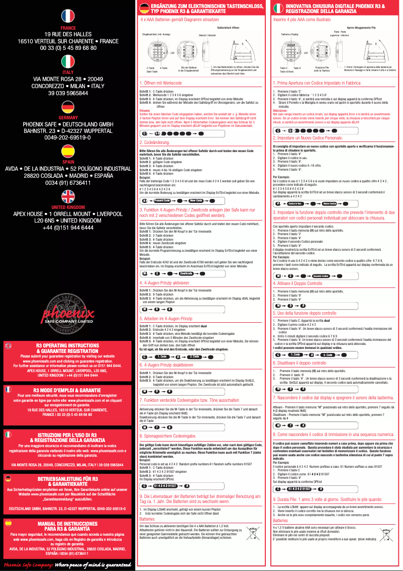 First page image of the manual for SS1163E