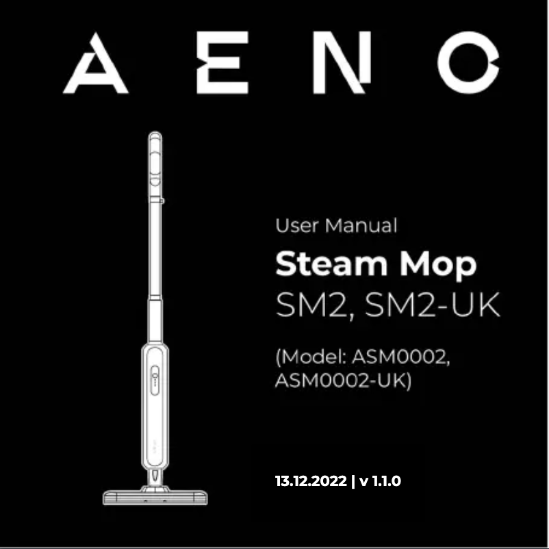 Page 1 of the manual User Manual AENO SM2