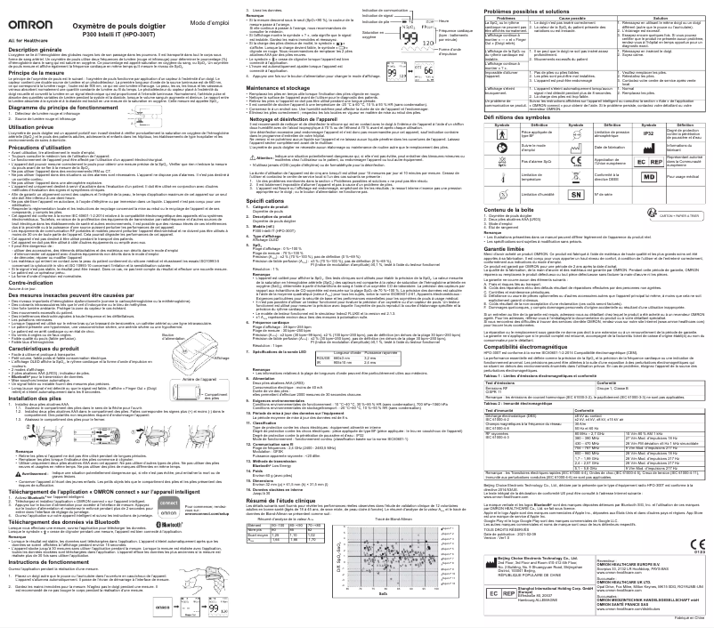 Page 1 of the manual User Manual Omron P300 Intelli IT
