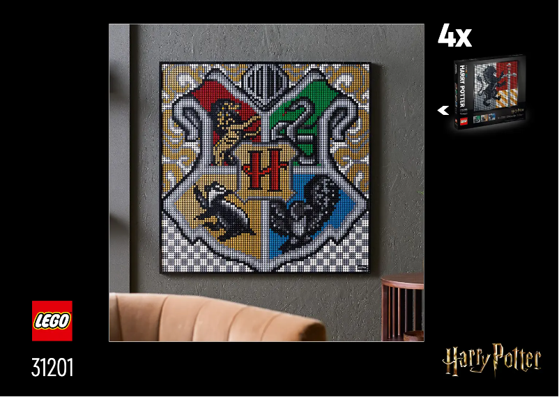 Page 1 of the manual User Manual Lego Art 31201