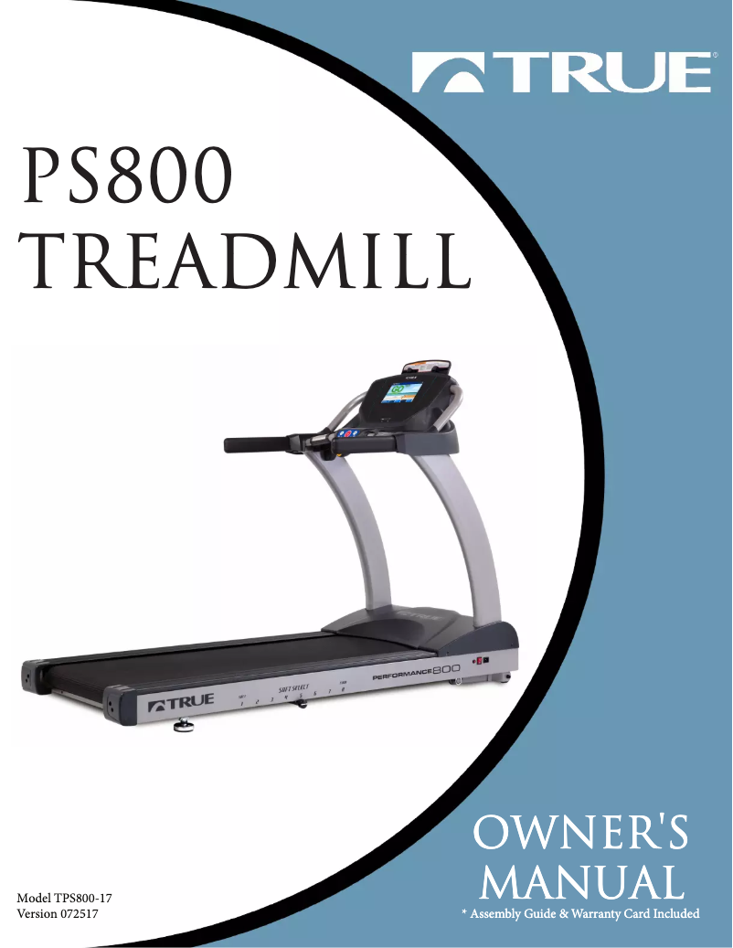 First page image of the manual for Performance 800