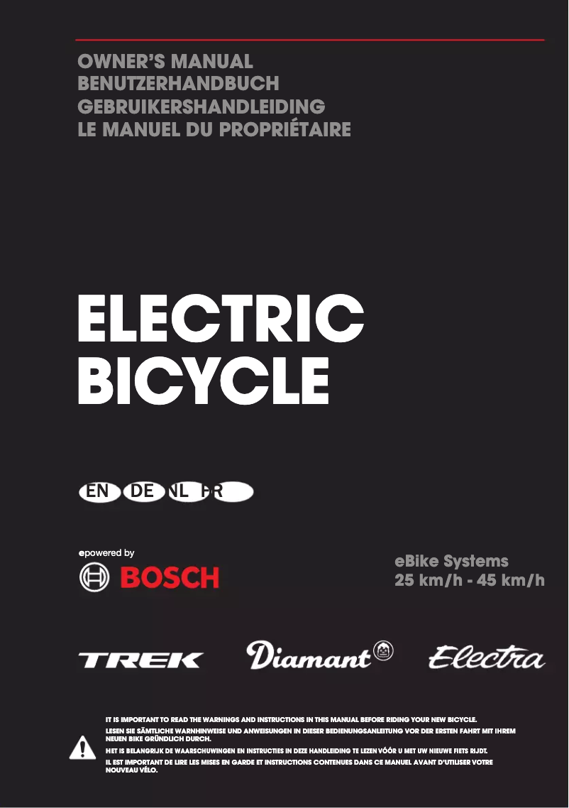 Page 1 of the manual User Manual Trek Townie Commute Go!