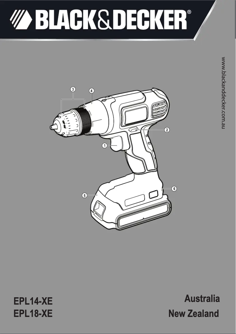 First page image of the manual for EPL18K