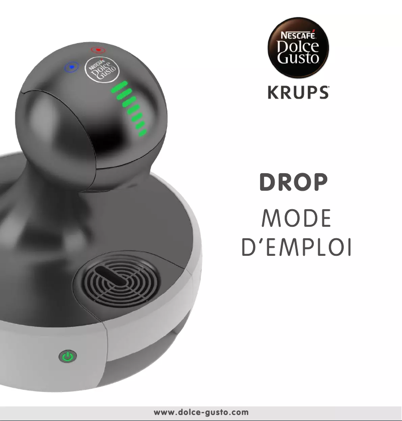 First page image of the manual for Nescafé Dolce Gusto Drop