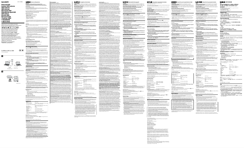 First page image of the manual for SL-M2