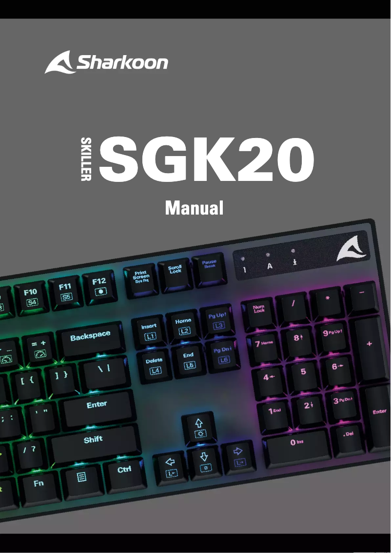 First page image of the manual for SKILLER SGK20