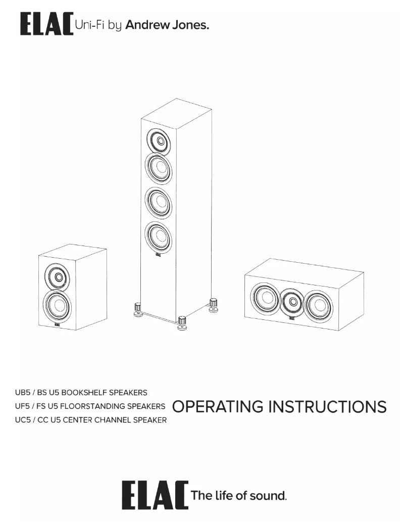 Image de la première page du manuel de l'appareil Uni-Fi CC U5