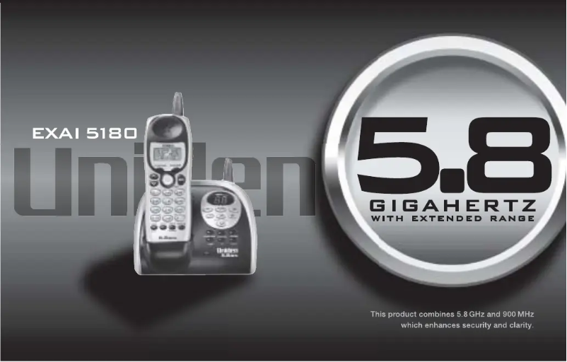 First page image of the manual for EXAI 5180