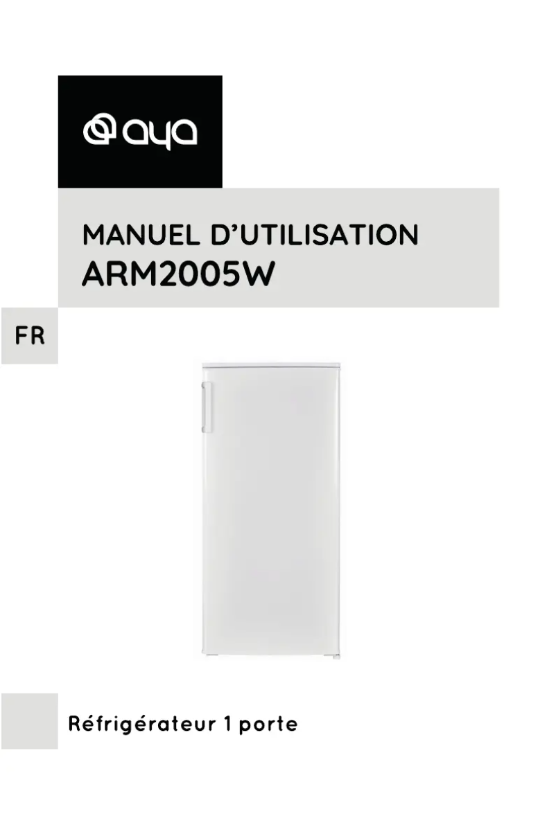 First page image of the manual for ARM2005W