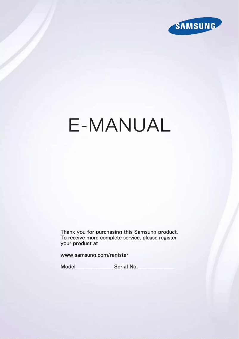 Page 1 of the manual User Manual Samsung UE65JU6060K