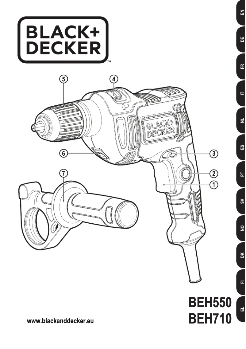 First page image of the manual for BEH550K